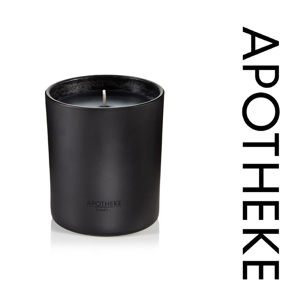 Apotheke Black Charcoal Candle, 11 oz